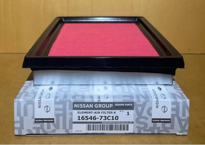 genuine nissan engine air filter element 16546 73c10 genuine nissan engine air filter element 16546 73c10