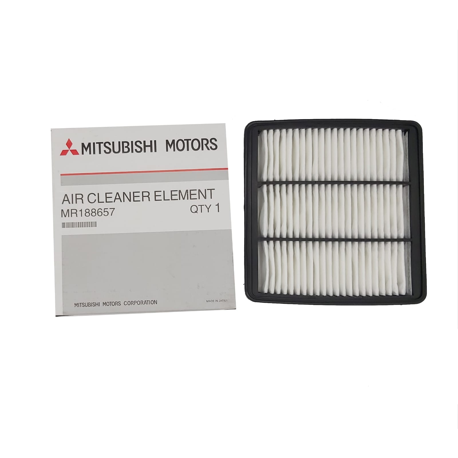 genuine mitsubishi air cleaner element mr188657 genuine mitsubishi air cleaner element mr188657